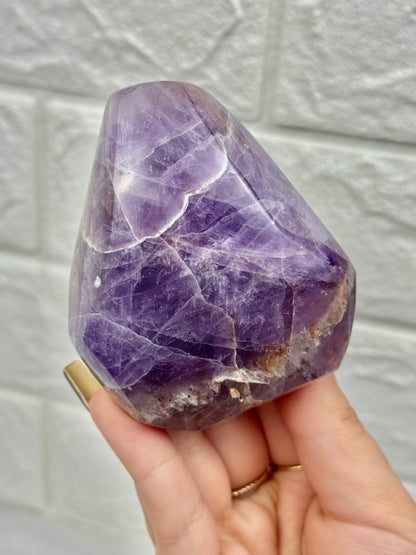 You pick! Chevron amethyst Freeform’s from Brazil