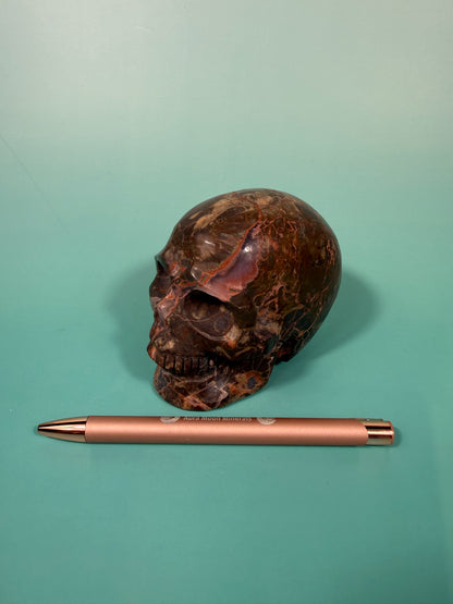 Amazing Money agate skull