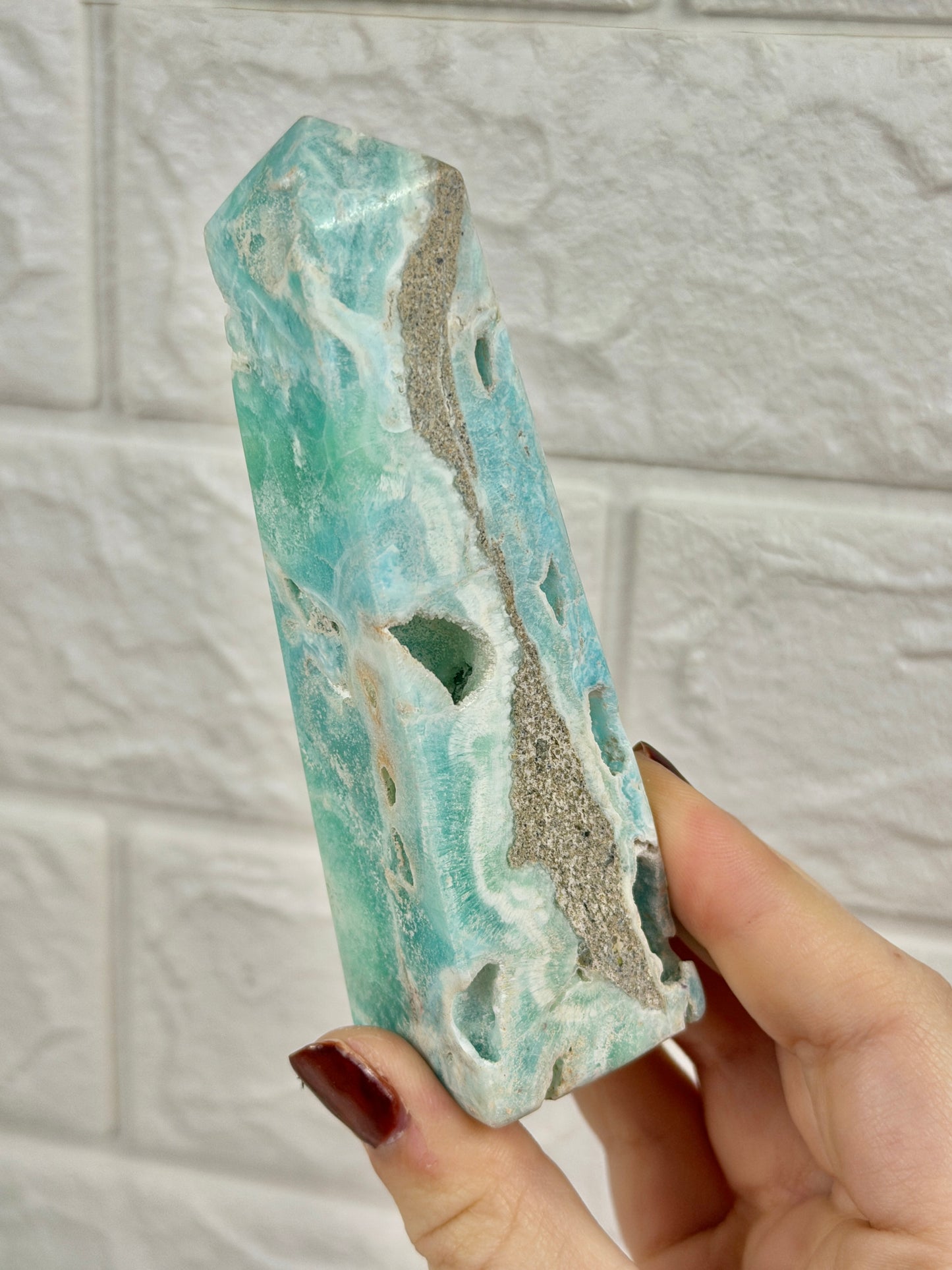 You pick! Gorgeous blue aragonite towers from Pakistan