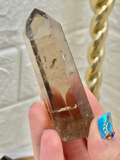 You pick! High quality natural Brazilian smoky quartz towers