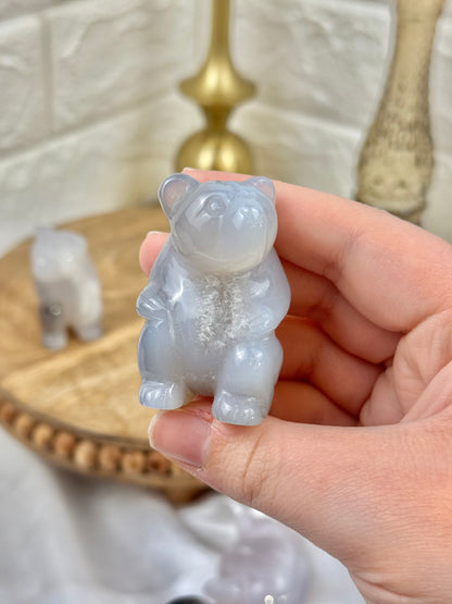 1 beautiful intuitive agate bear