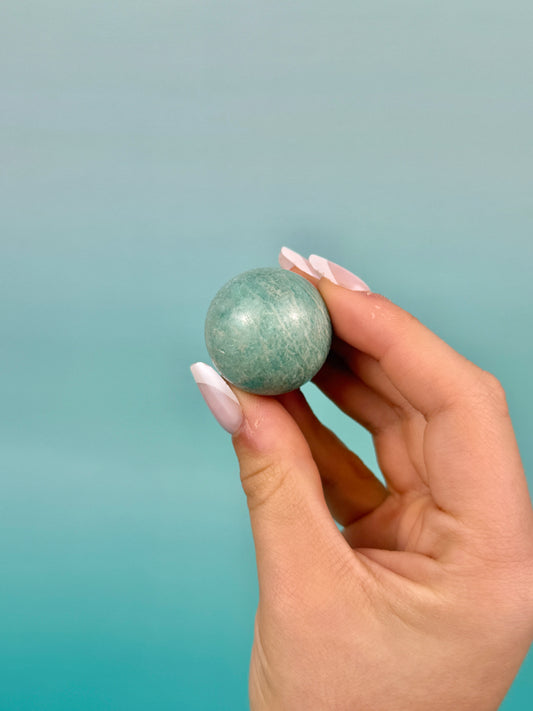 Small amazonite sphere