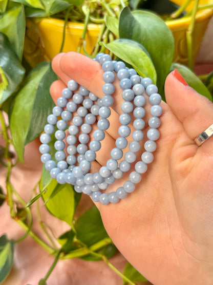 6MM Angelite bracelet