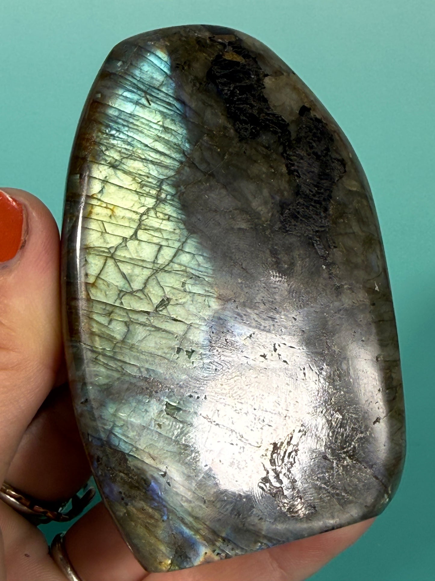 Rainbow flash labradorite Freeform N