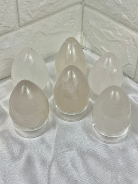 1 gemmy girasol quartz egg