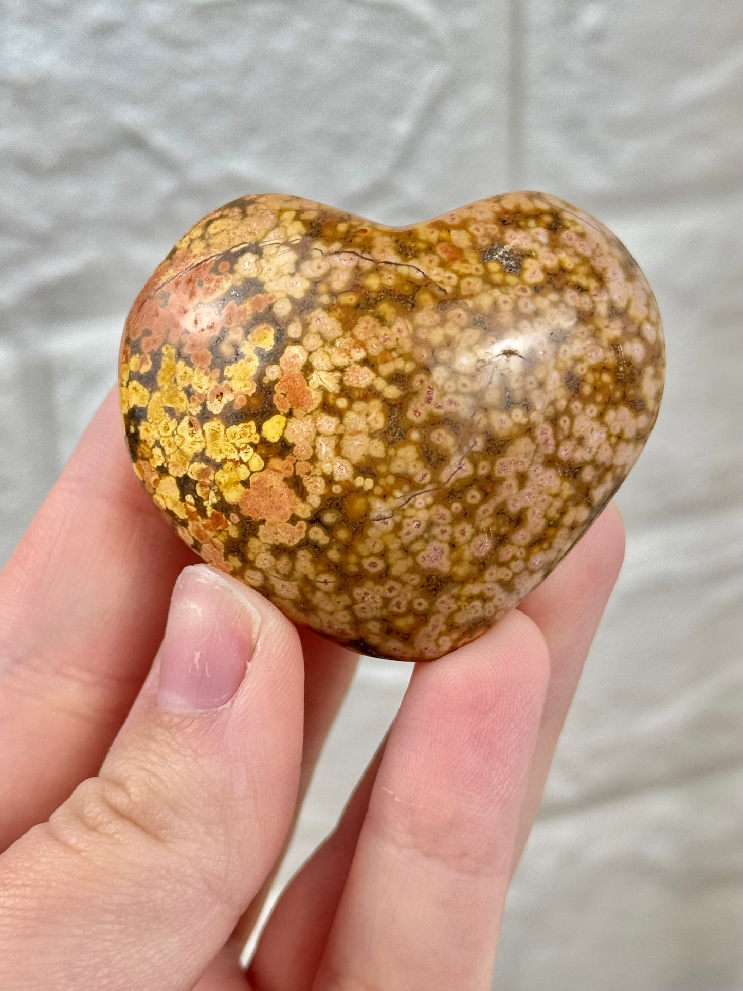 You pick! Sea jasper hearts from Madagascar