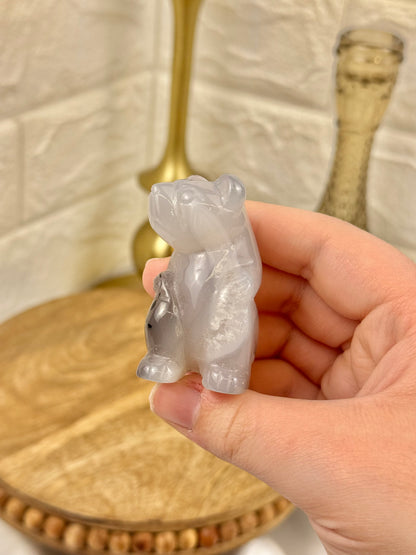 1 beautiful intuitive agate bear