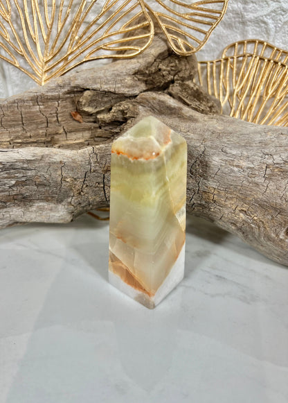 Green calcite tower A