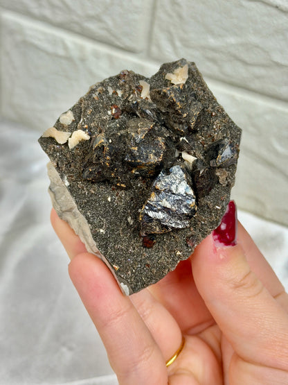 You pick! Sphalerite x galena from Missouri