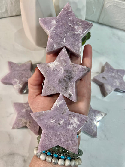 1 lepidolite star