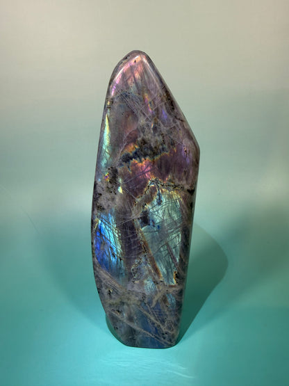 Incredible “unicorn” flash labradorite Freeform B