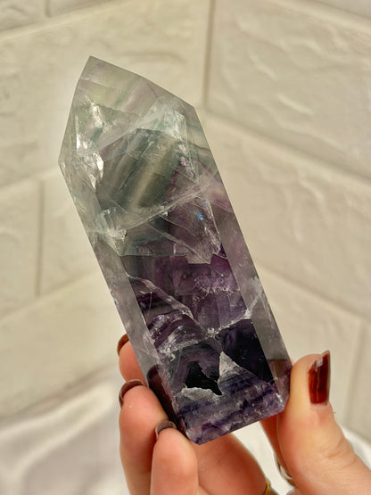 You pick! Stunning Purple x green fluorite towers from Mexico