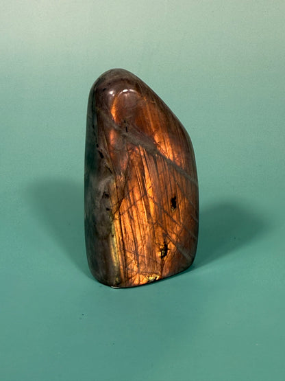 Orange sunset flash labradorite Freeform R