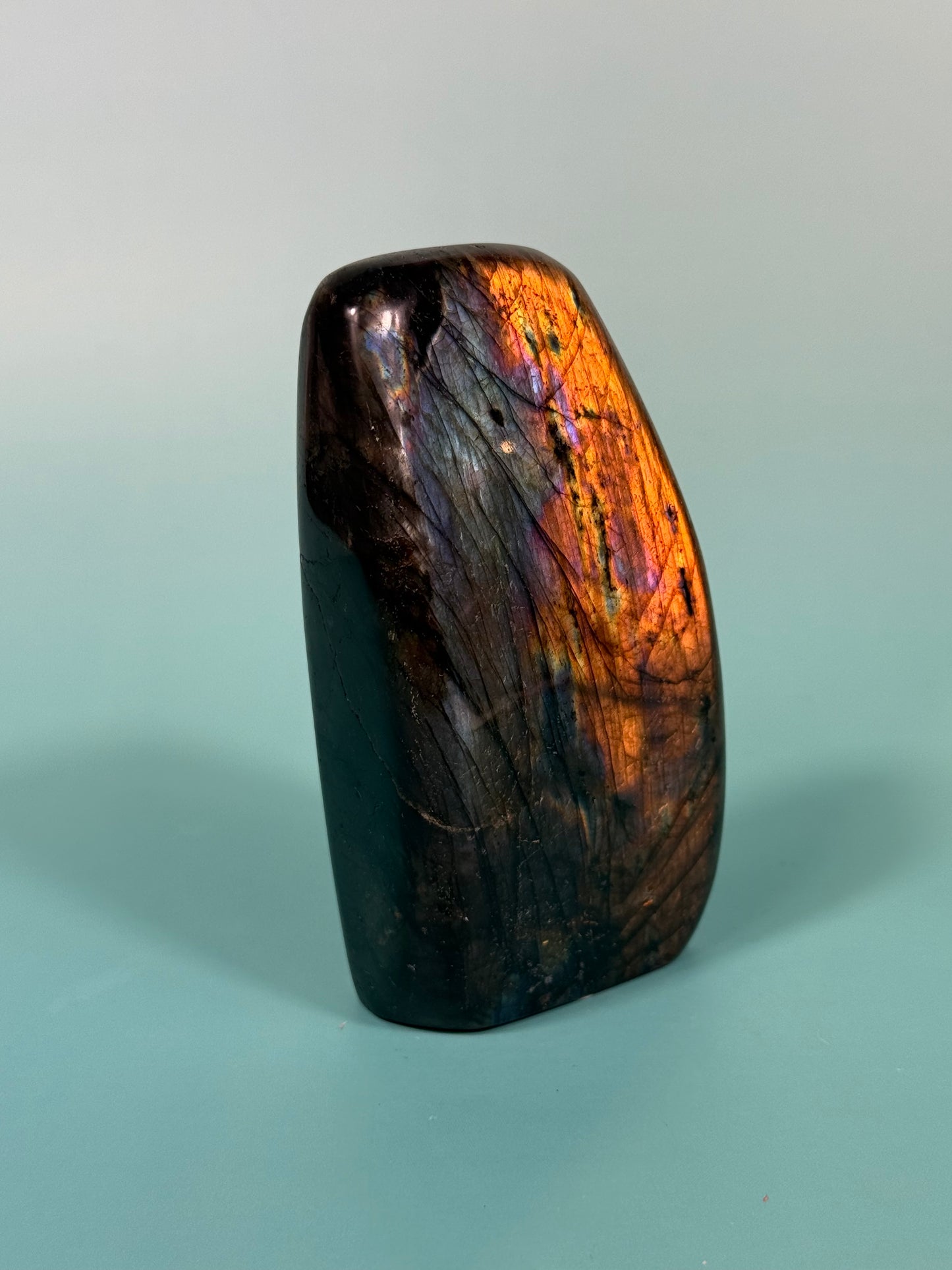 Stunning bright flash labradorite Freeform H
