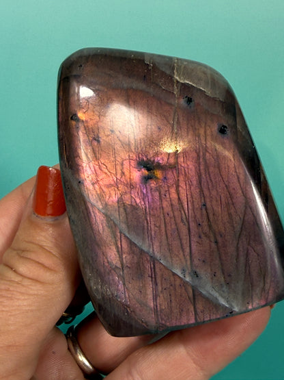 Purple flash Labradorite freeform V