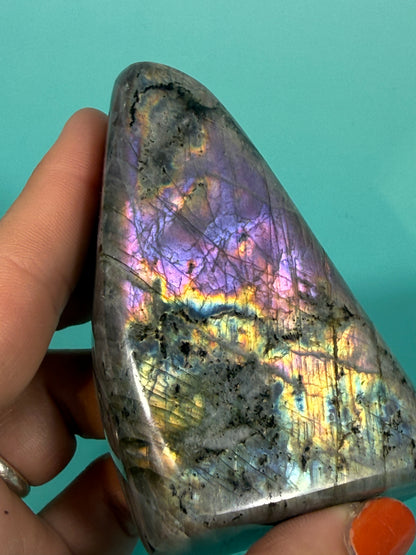 Pink flash labradorite Freeform P