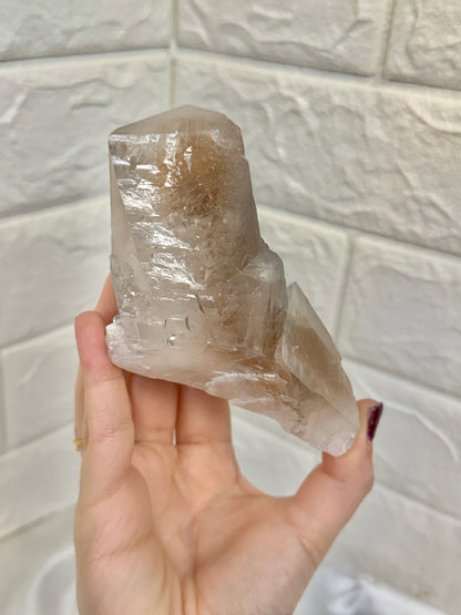 Amazing Caramel columnar calcite from China