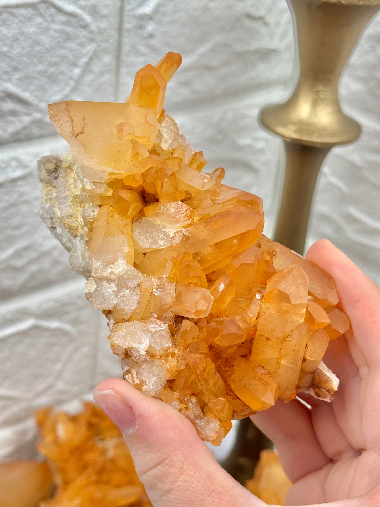 You pick! Tangerine quartz specimens from Brazil