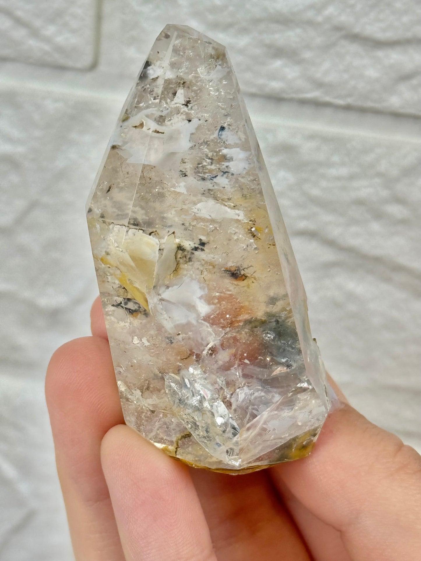 You pick! Inclusions quartz Freeform’s from Brazil