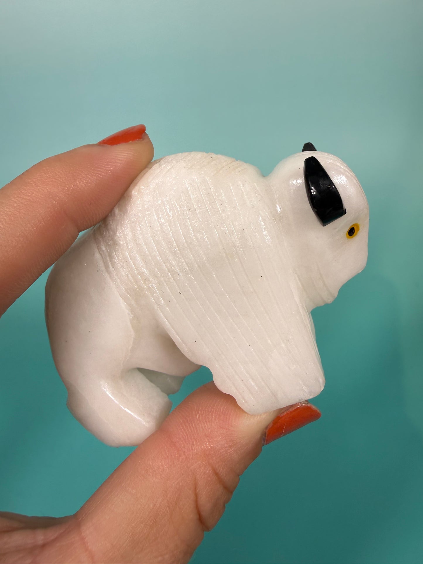 White jade buffalo