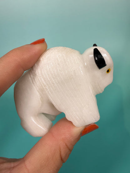 White jade buffalo