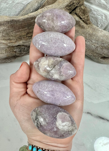 1 lilac lepidolite shiva