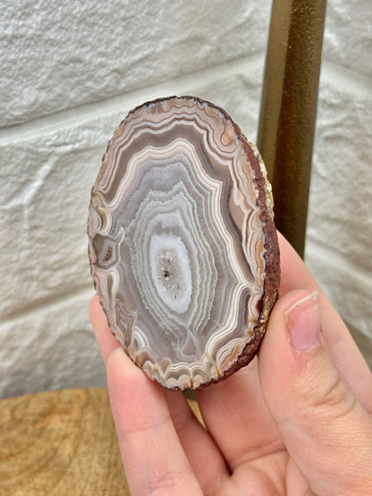 Stunning angelic Zhanguo agate half from China A