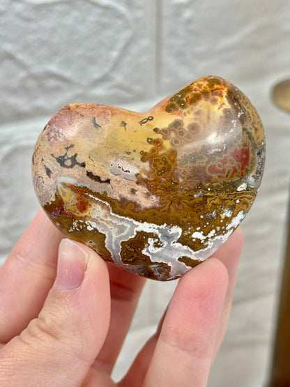 You pick! Sea jasper hearts from Madagascar