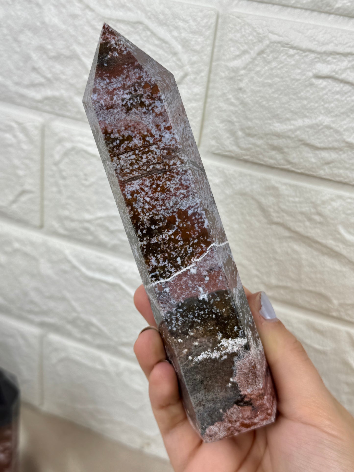 You pick! “Berry” sea jasper towers from Madagascar