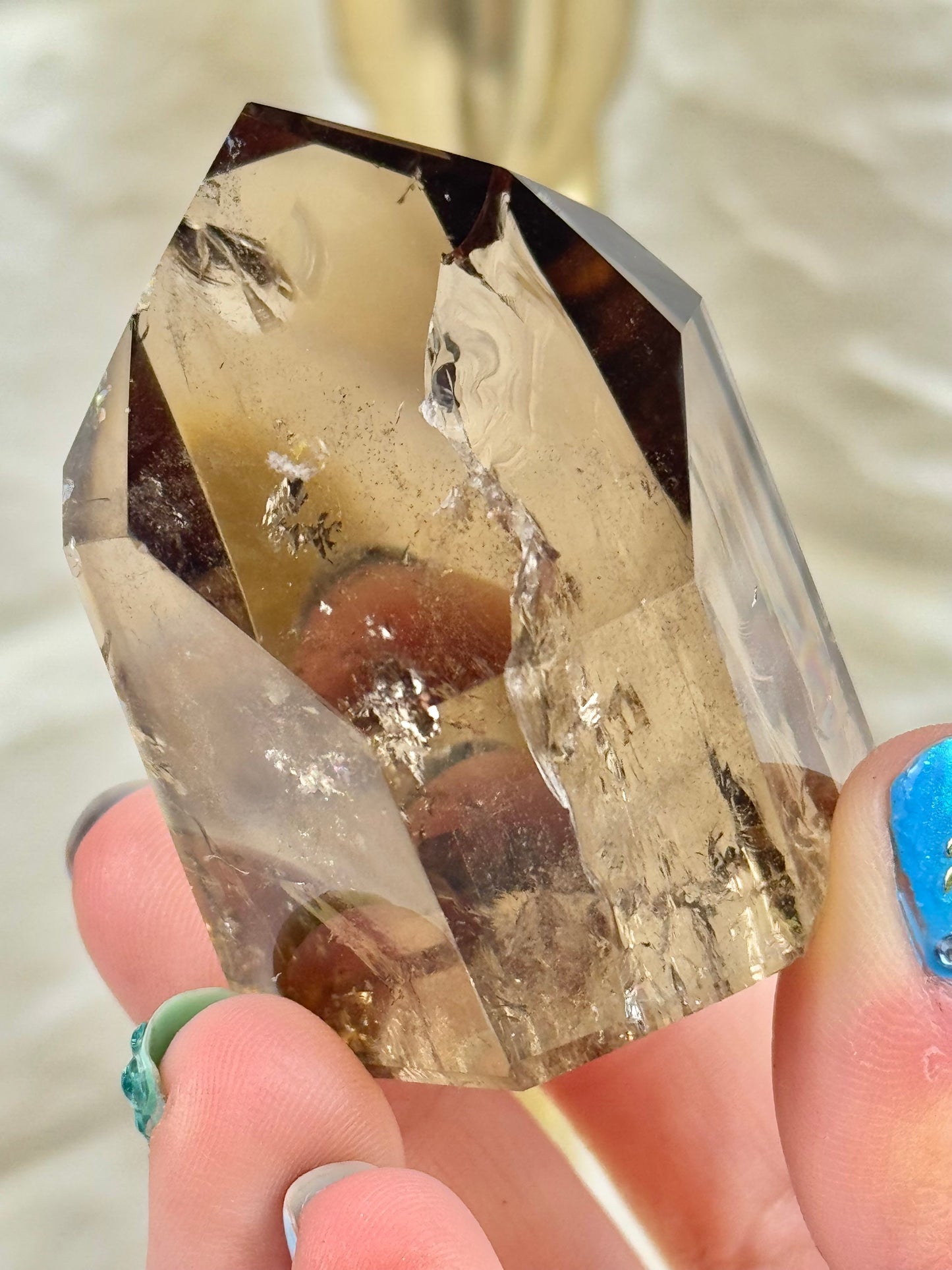 You pick! High quality natural Brazilian smoky quartz towers