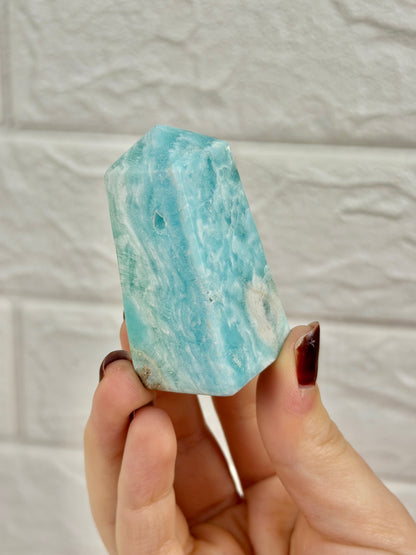 You pick! Gorgeous blue aragonite towers from Pakistan