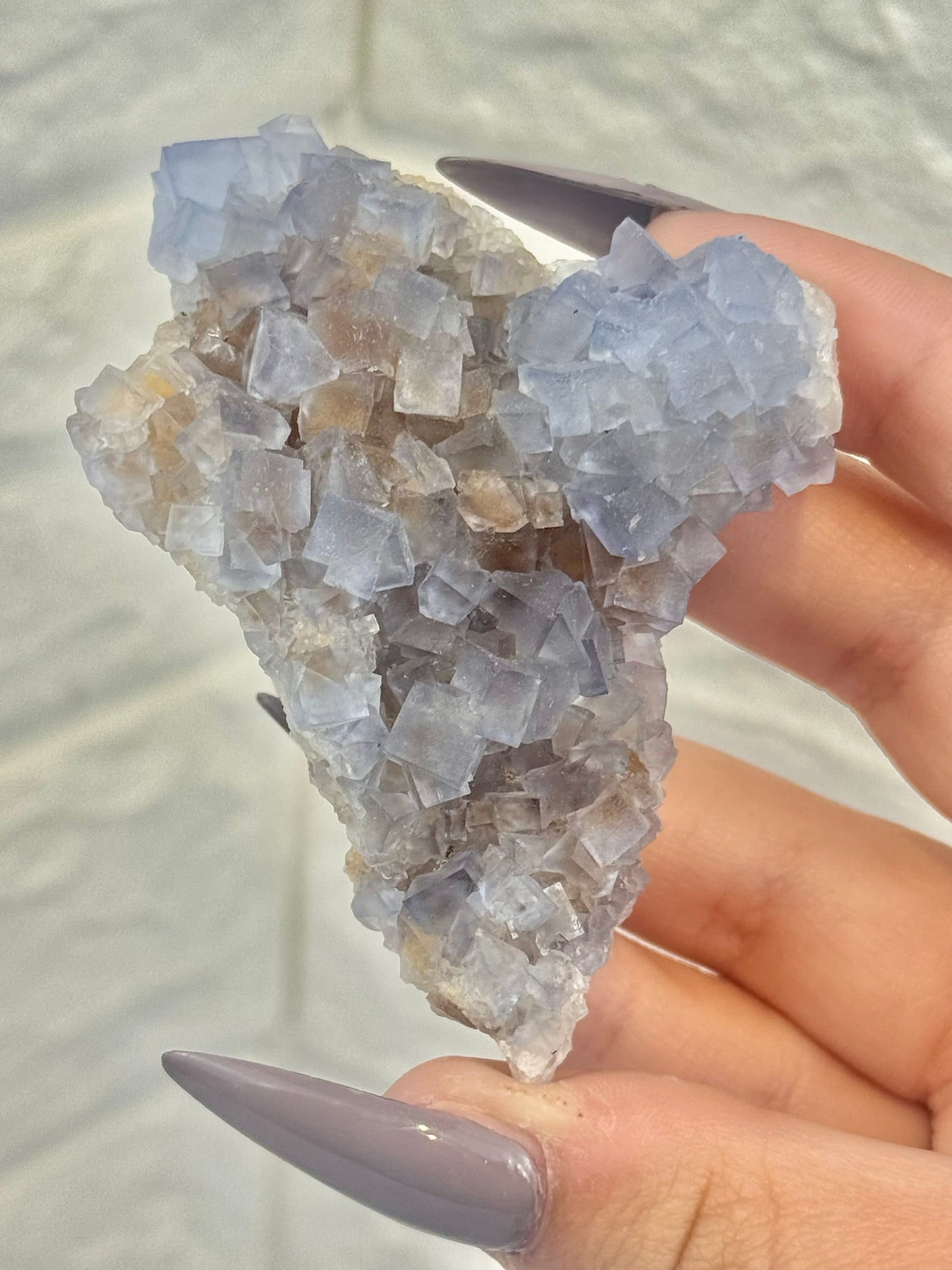 You pick! Blue fluorite x quartz from New Mexico