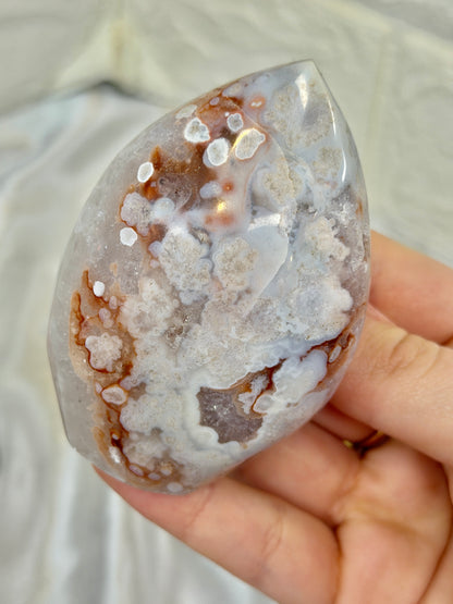 You pick! Stunning Pink amethyst x flower agate flames