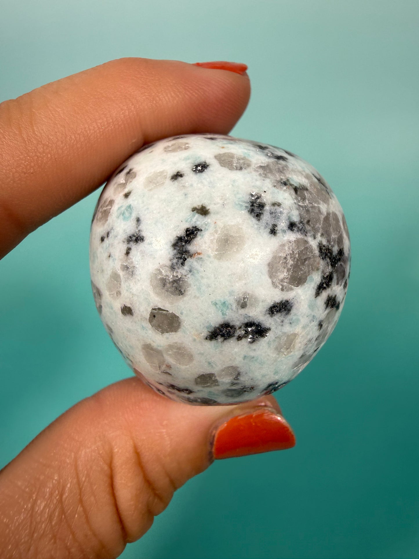 Kiwi jasper skull