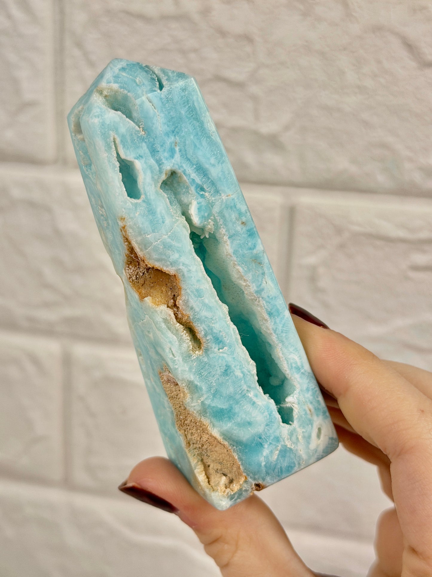 You pick! Gorgeous blue aragonite towers from Pakistan