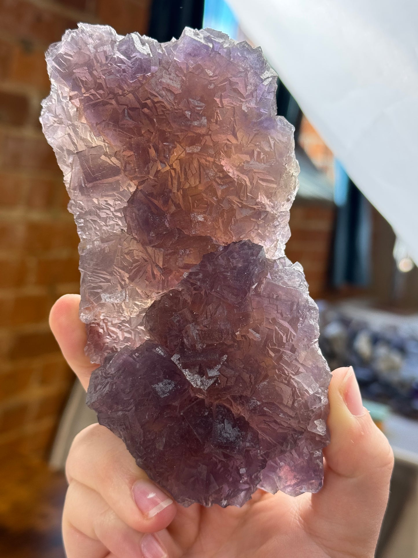 Statement “grape jelly” fluorite specimen from Zhejiang Province, China