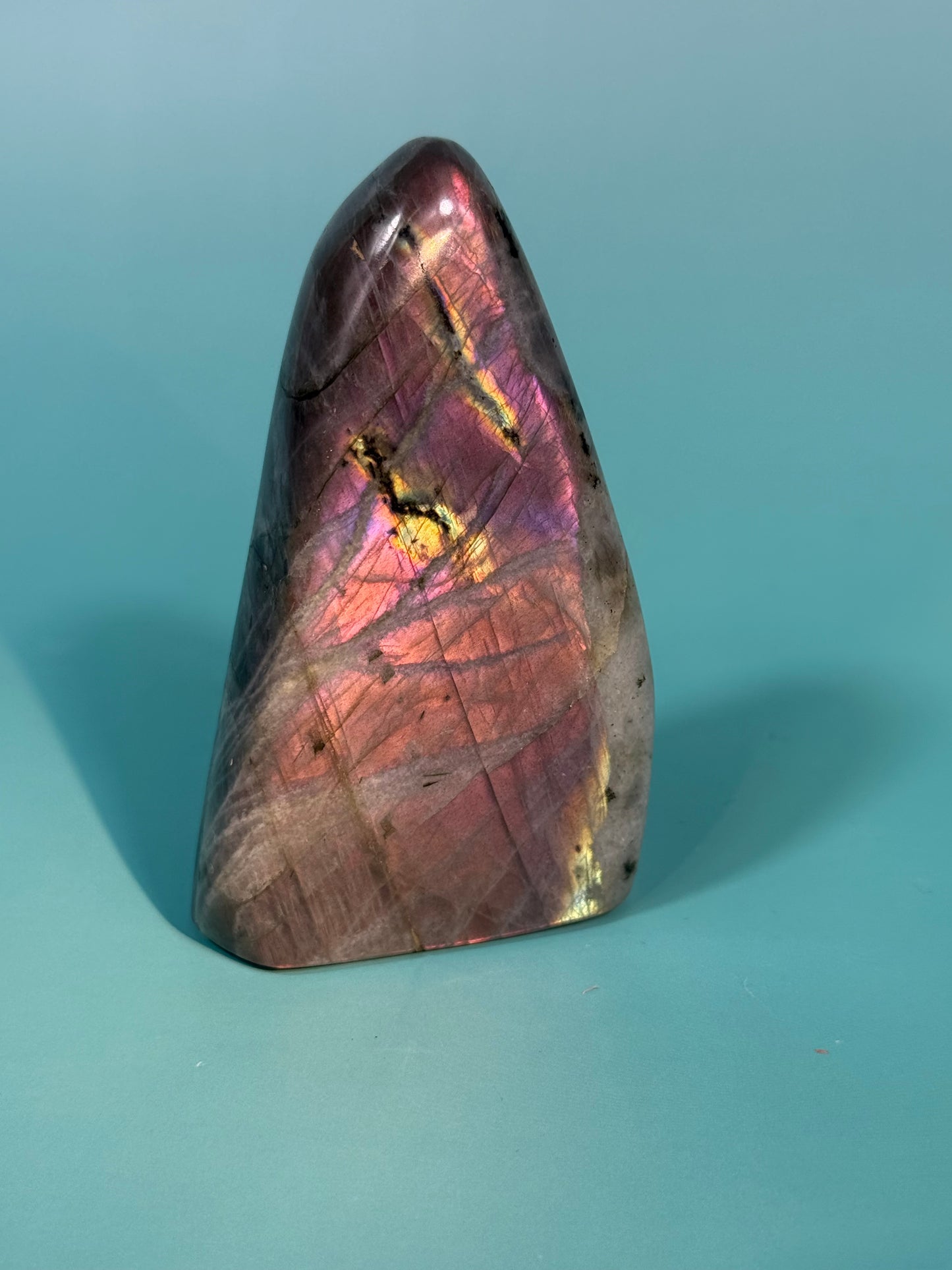 Pink flash labradorite Freeform P