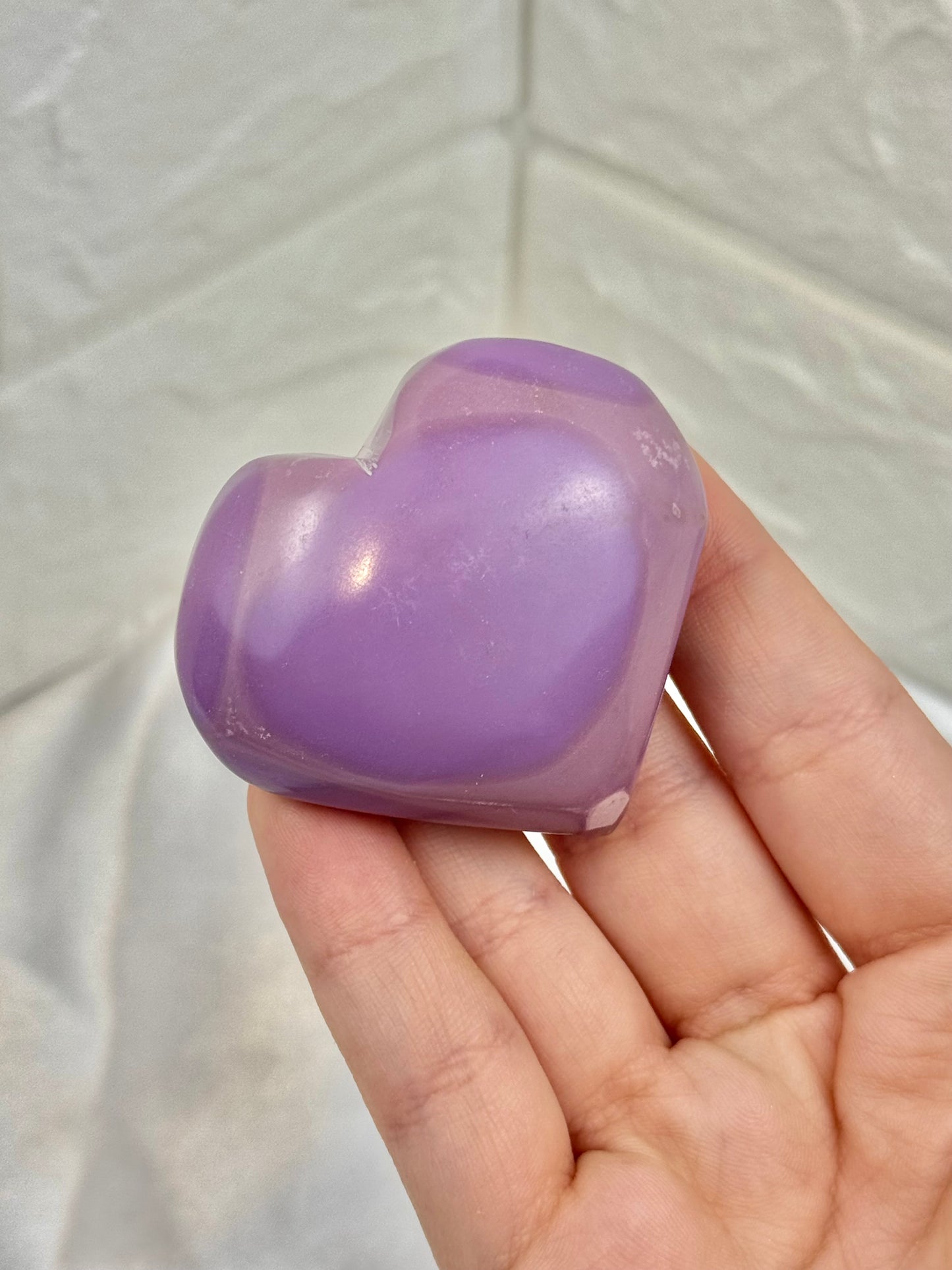 1 beautiful phosphosiderite heart from Peru