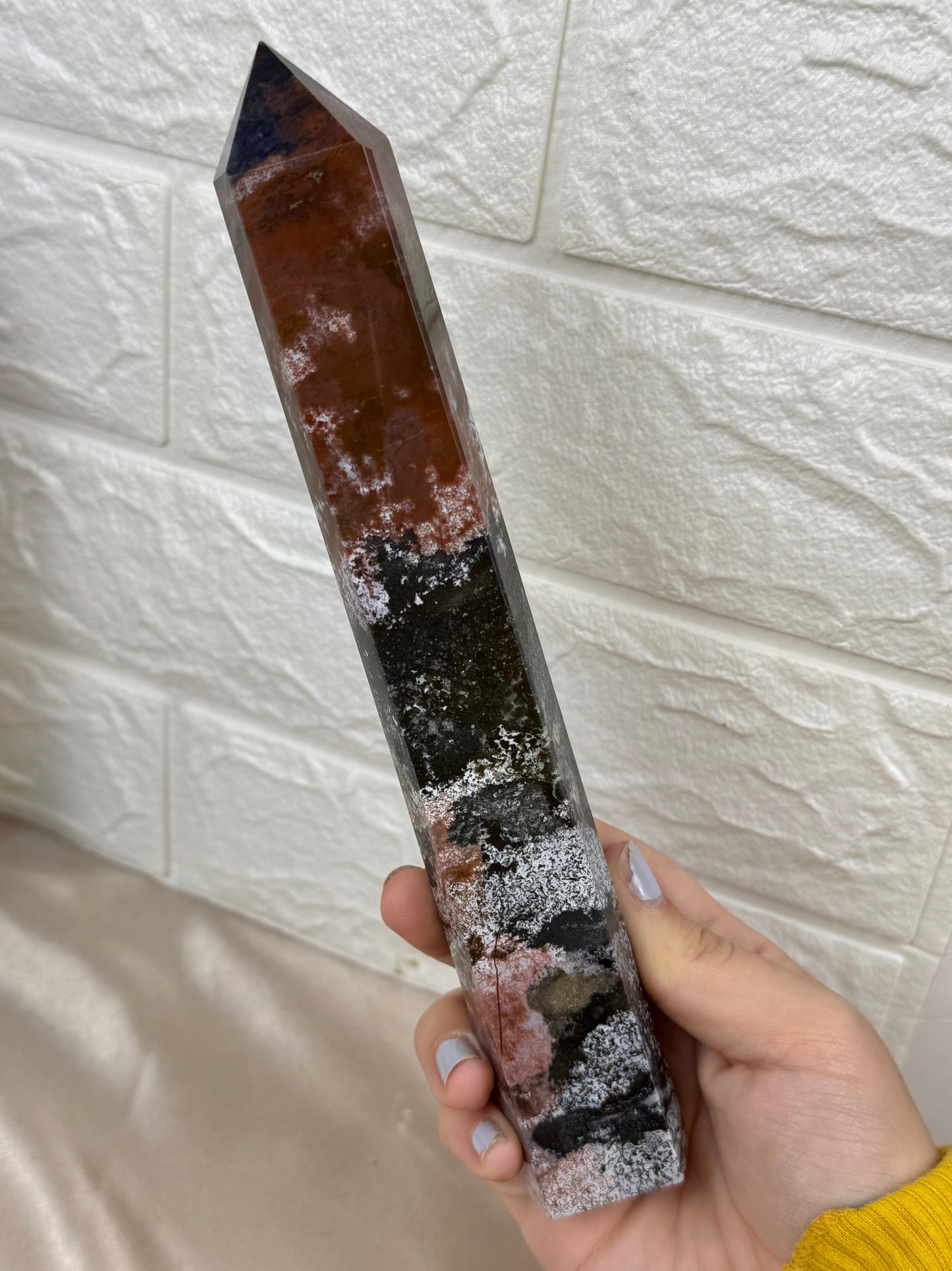 You pick! “Berry” sea jasper towers from Madagascar