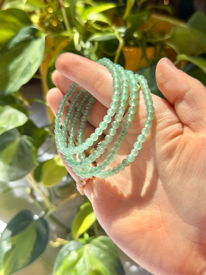 4MM Green Aventurine bracelet