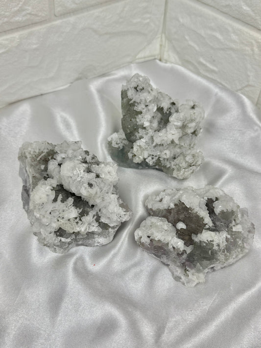 You pick! Pyrite included fluorite with calcite from China