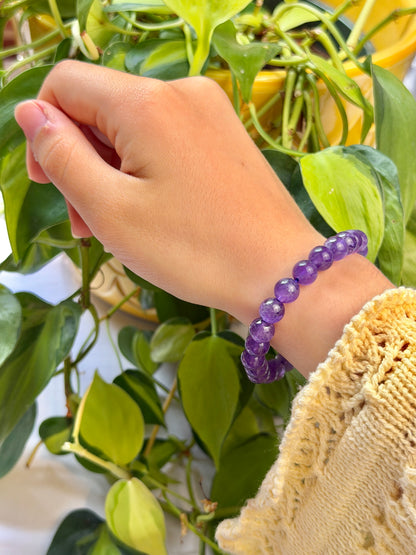 8MM Amethyst bracelet