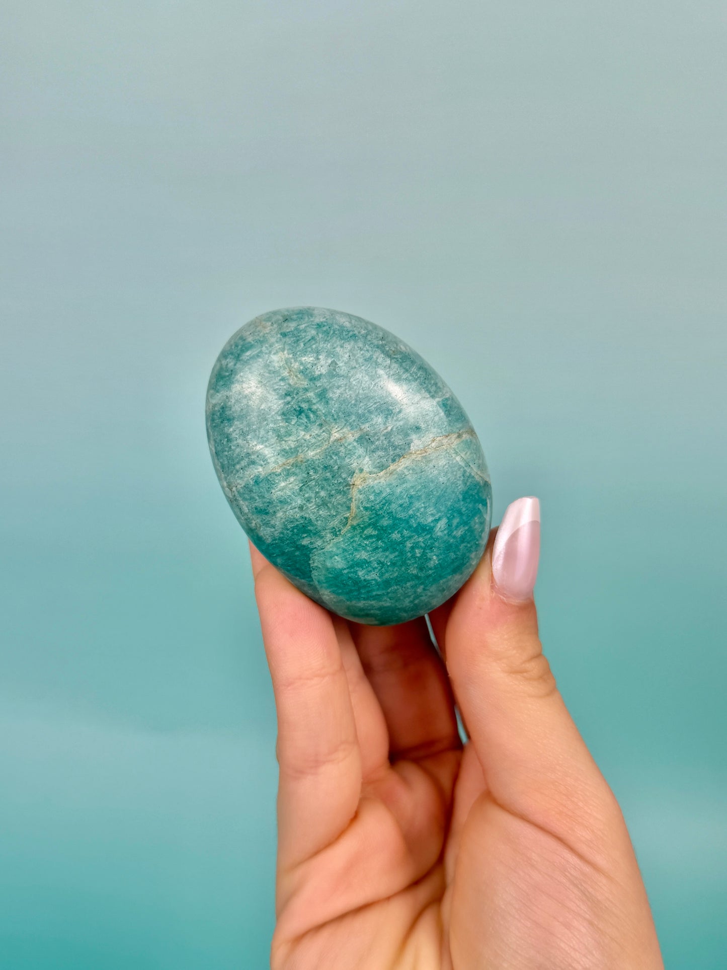 1 amazonite palmstone