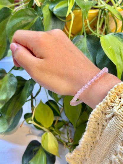 4MM Rose Quartz bracelet