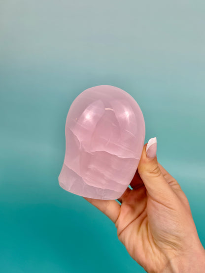1 UV reactive pink mangano calcite Freeform