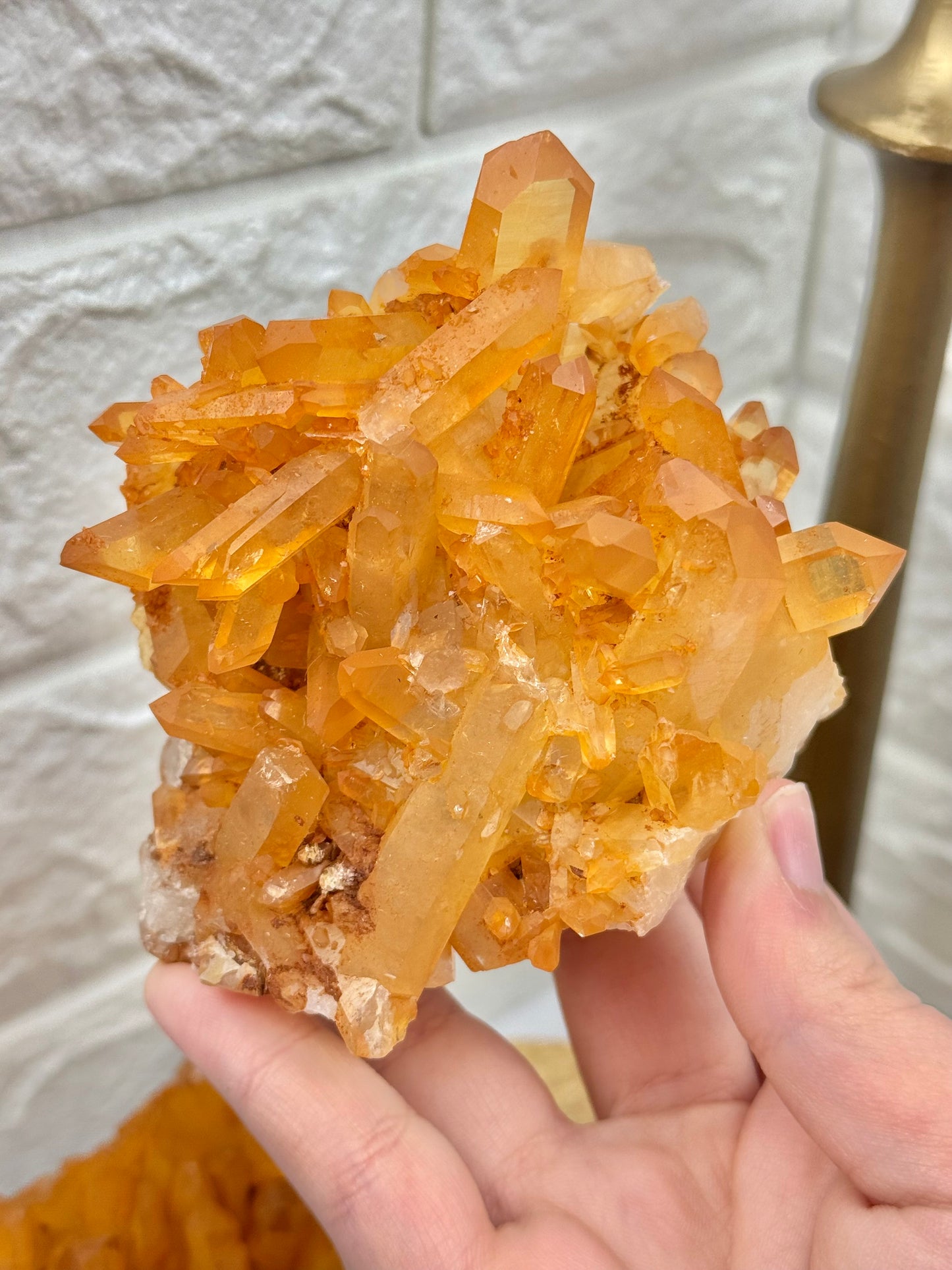 You pick! Tangerine quartz specimens from Brazil