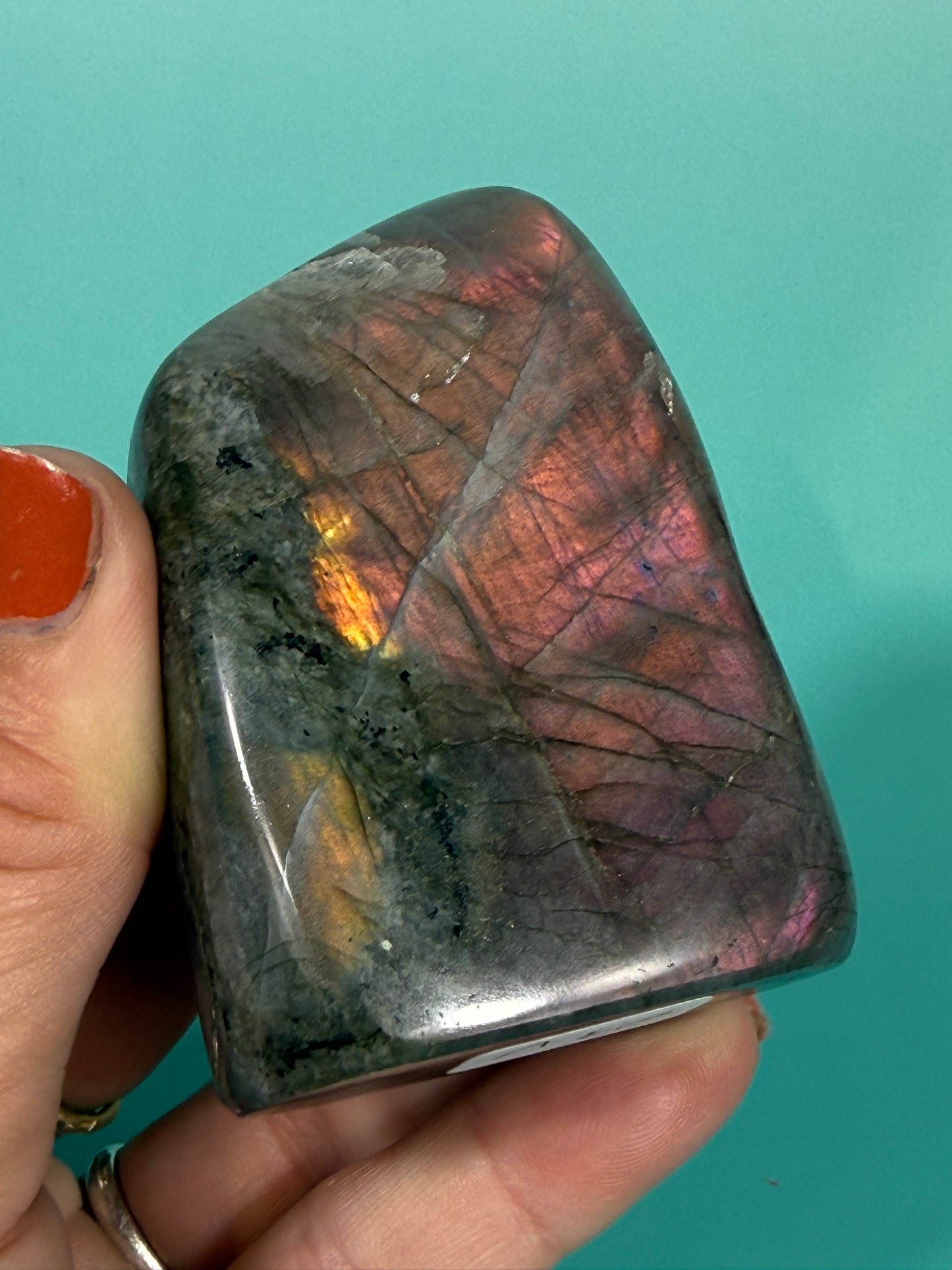Purple flash Labradorite freeform V