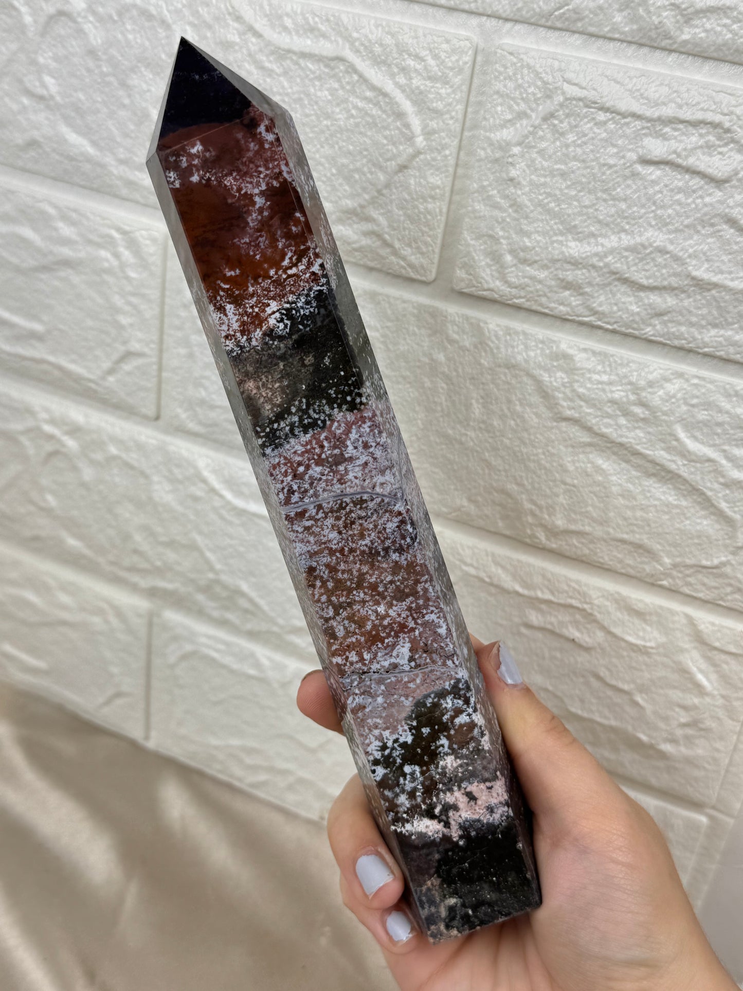 You pick! “Berry” sea jasper towers from Madagascar