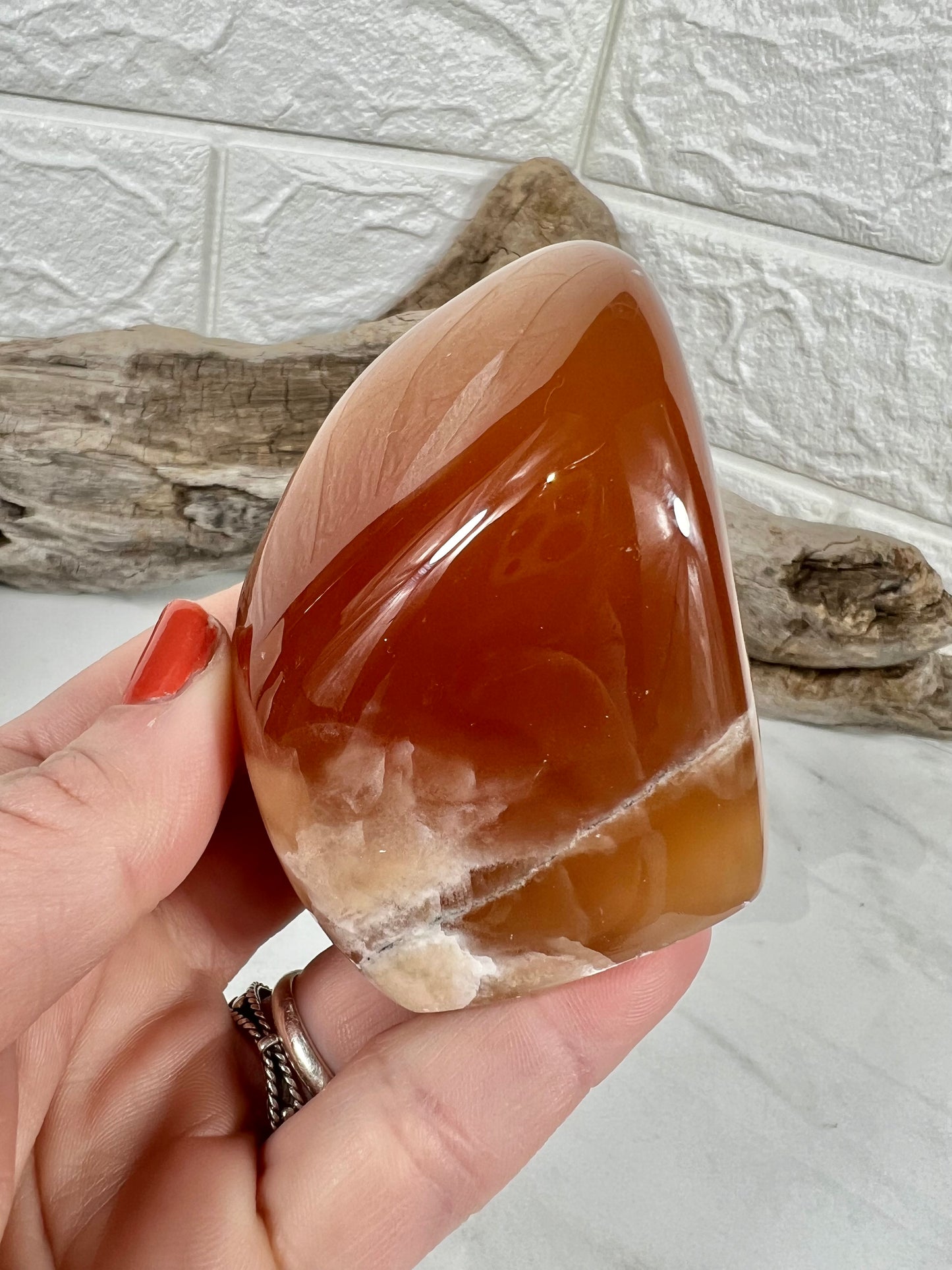 Juicy honey calcite Freeform S