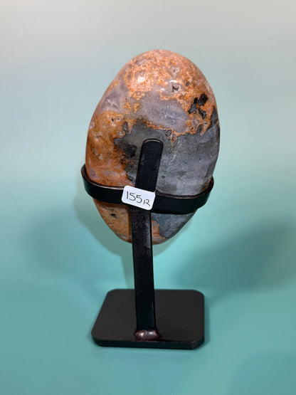 Stunning Peach & Sage amethyst from Uruguay R